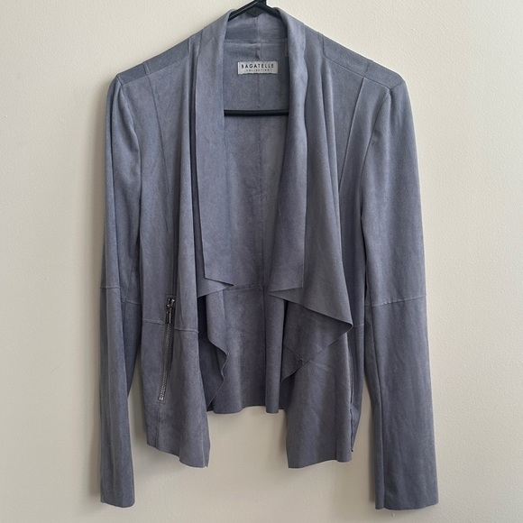 bagatelle Jackets & Blazers - Bagatelle Women's Elegant Gray Blazer